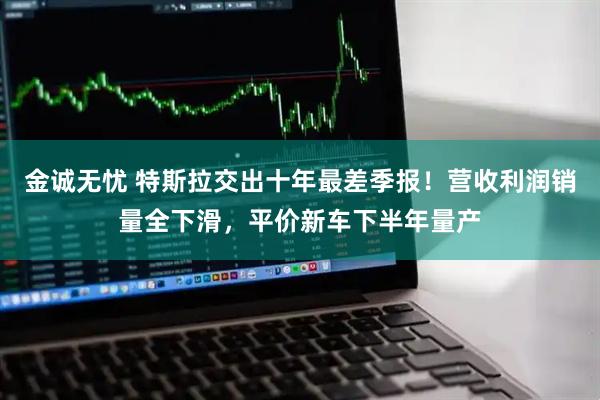 金诚无忧 特斯拉交出十年最差季报！营收利润销量全下滑，平价新车下半年量产